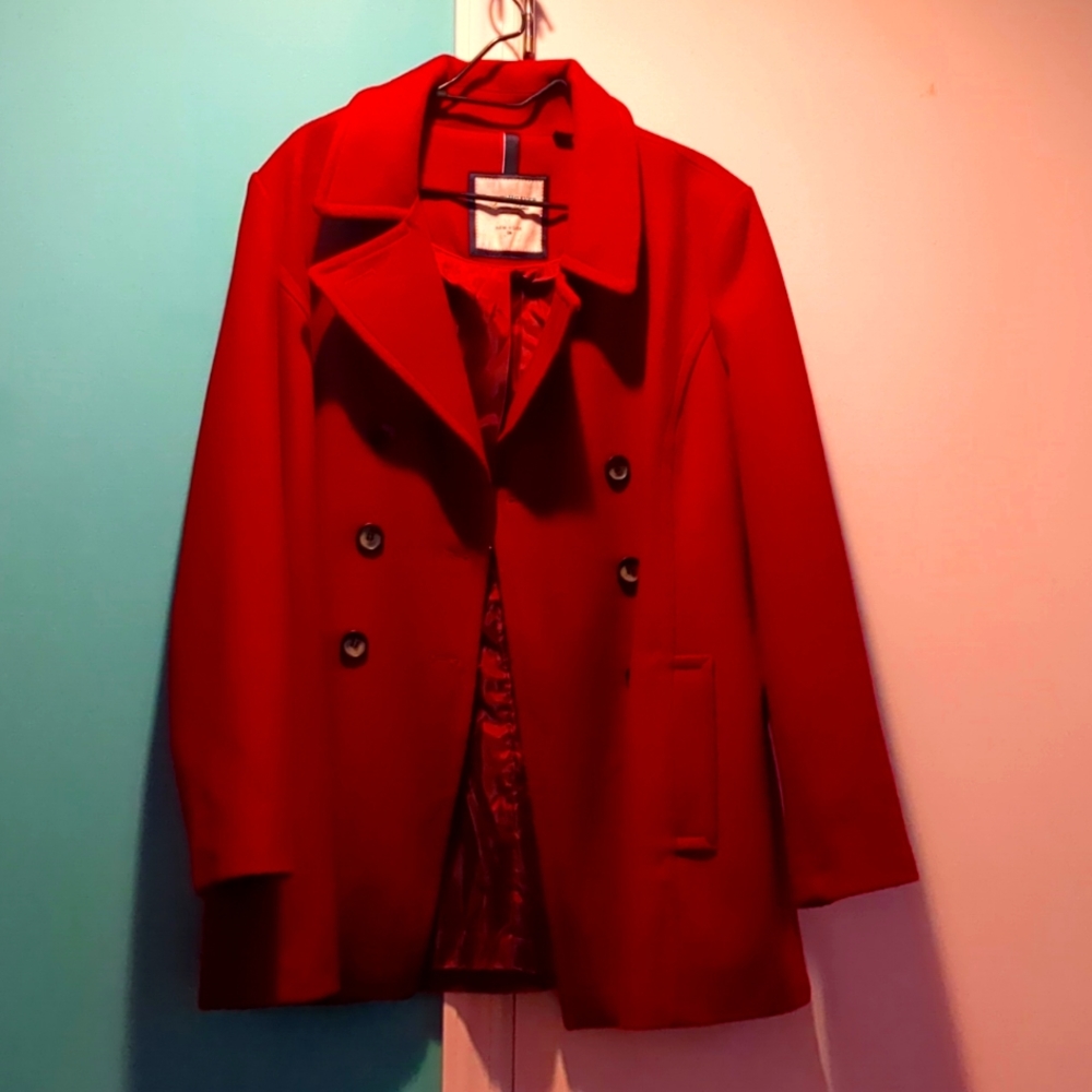 Tommy Hilfiger Peacock Blue Coat Size XXL